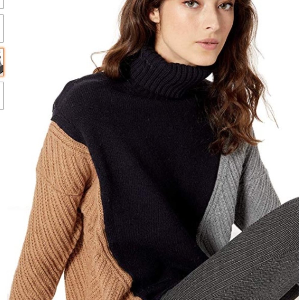 French Connection - Patchwork Multi Color Sweater - Picture 4 of 4